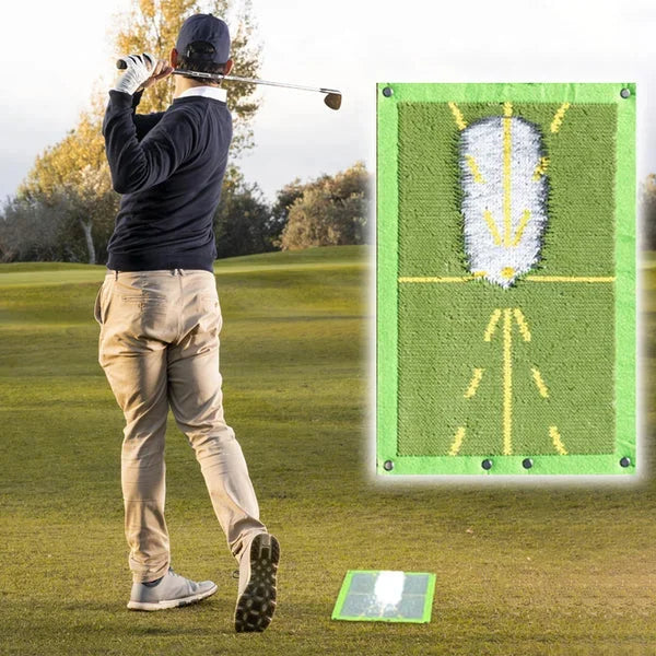 Golf Swing Training Mat with Sensor Detection System