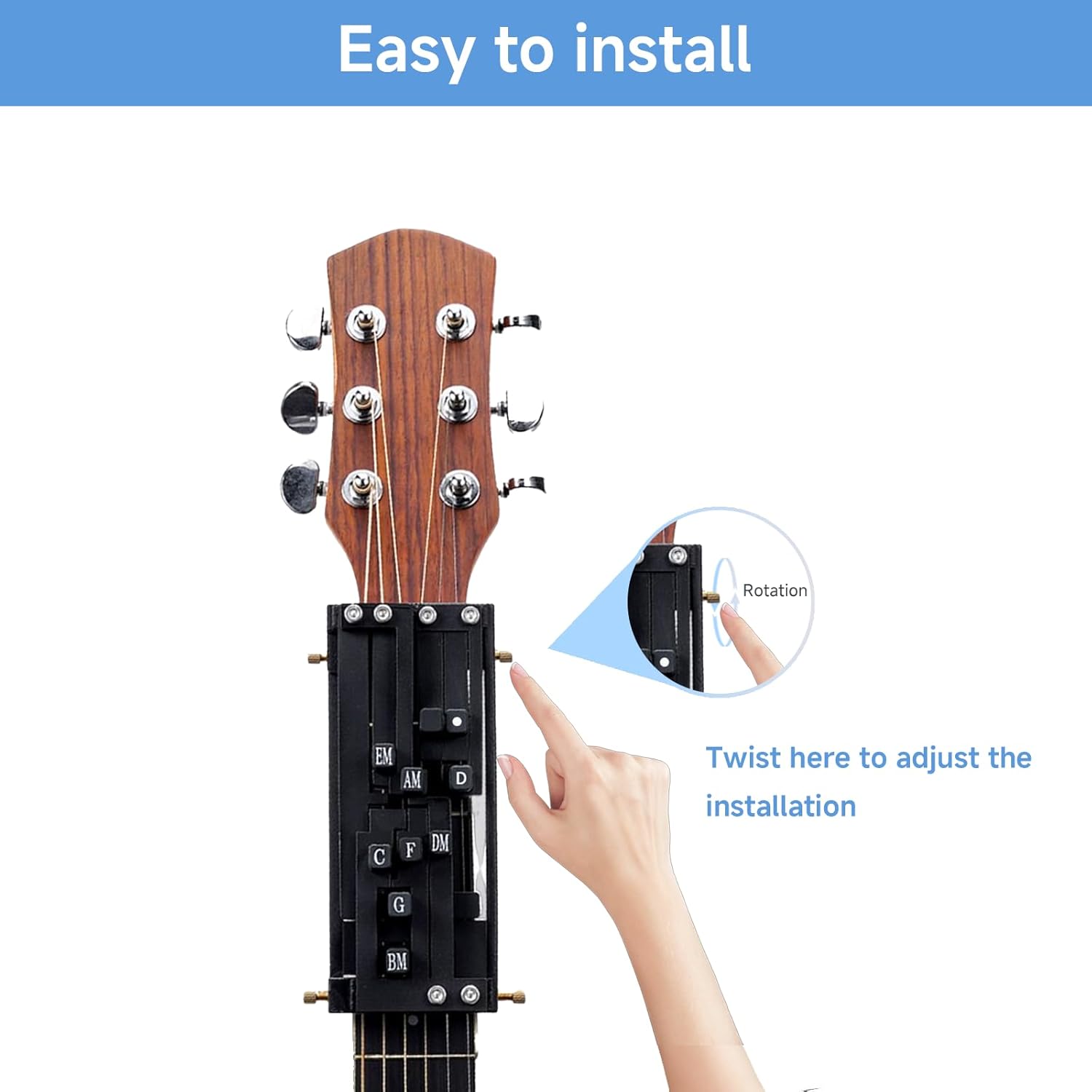Guitar Chord Trainer Practice Tool for Beginners Learning Aid