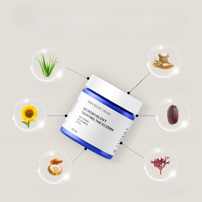 Eczema Relief Cream with Aloe Vera and Oats Skin Moisturizer Cream