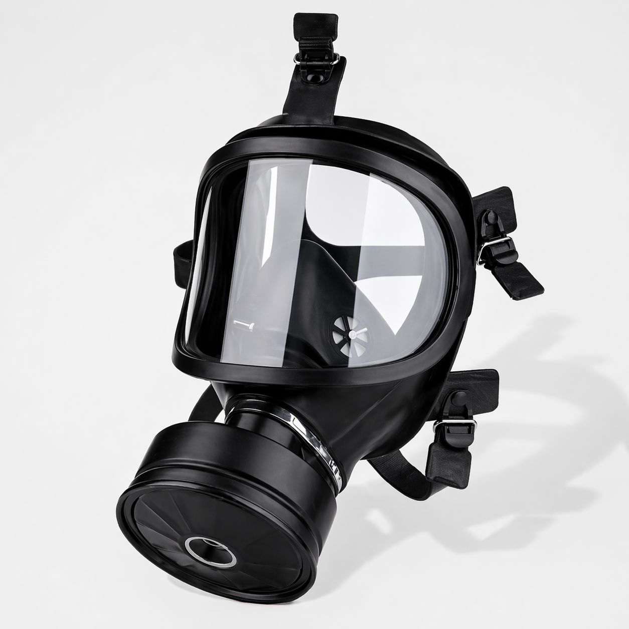 NRBC Gas Mask Respirator with Replaceable Filter Cartridge