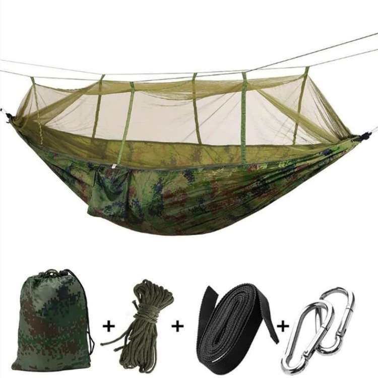 Camping Hammock with Mosquito Net Portable Outdoor Backpacking Hammock