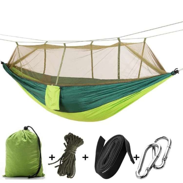 Camping Hammock with Mosquito Net Portable Outdoor Backpacking Hammock