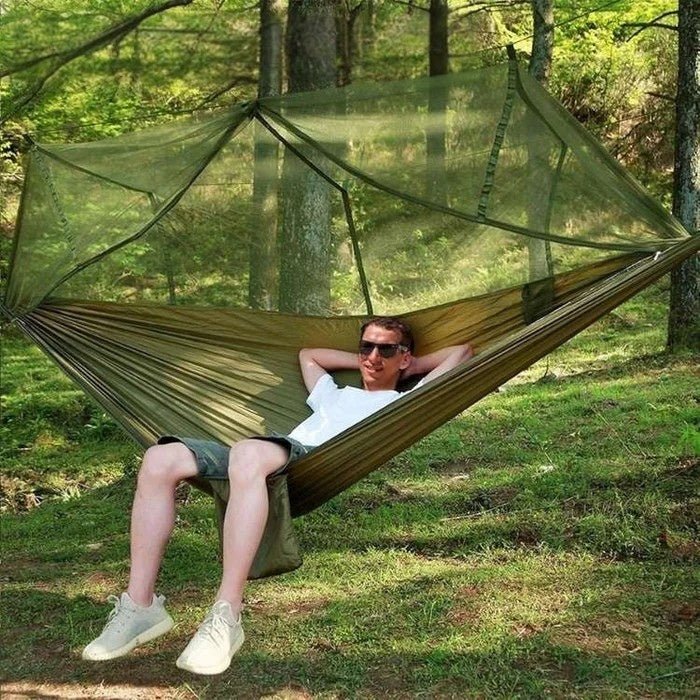 Camping Hammock with Mosquito Net Portable Outdoor Backpacking Hammock