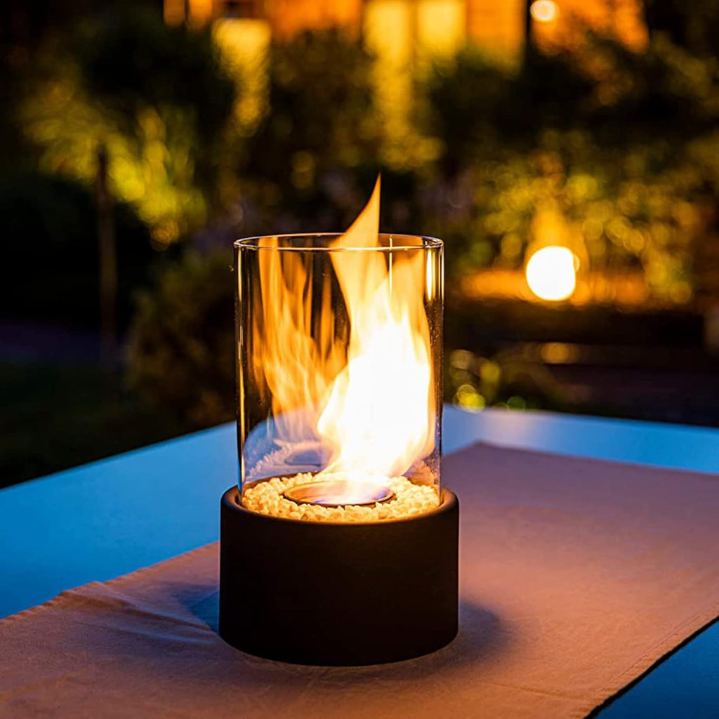 Tabletop Portable Ethanol Fireplace Indoor Smoke Free Flame Heater