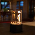 Tabletop Portable Ethanol Fireplace Indoor Smoke Free Flame Heater