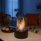 Tabletop Portable Ethanol Fireplace Indoor Smoke Free Flame Heater