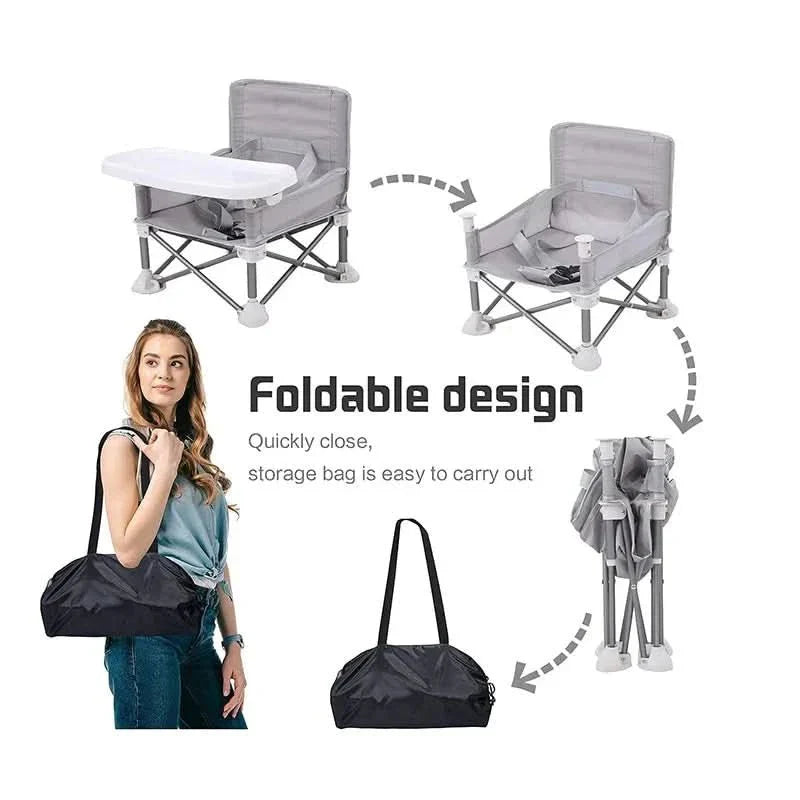 Baby Portable High Chair Booster Seat Compact Child Safety Seat