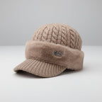 Trapper Hat with Ear Flaps Wool Lined Winter Hat