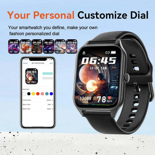 Smartwatch Circular Non-Invasive Blood Glucose Monitor