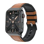 Smartwatch Circular Health Monitor with ECG and Blood Glucose Tracker