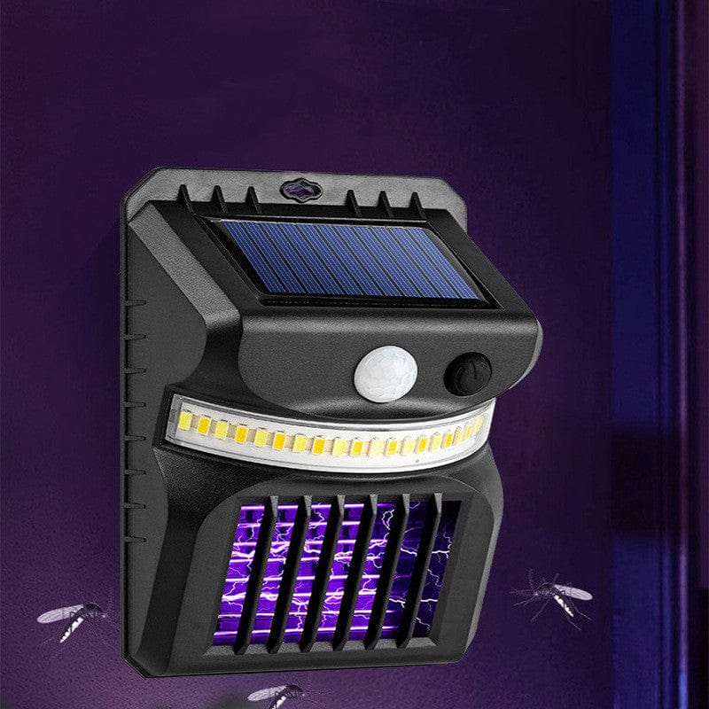 Solar Powered LED Mosquito Repellent Outdoor Lamp