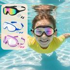 Kids Swimming Goggles Anti-Fog UV Protection Adjustable Strap