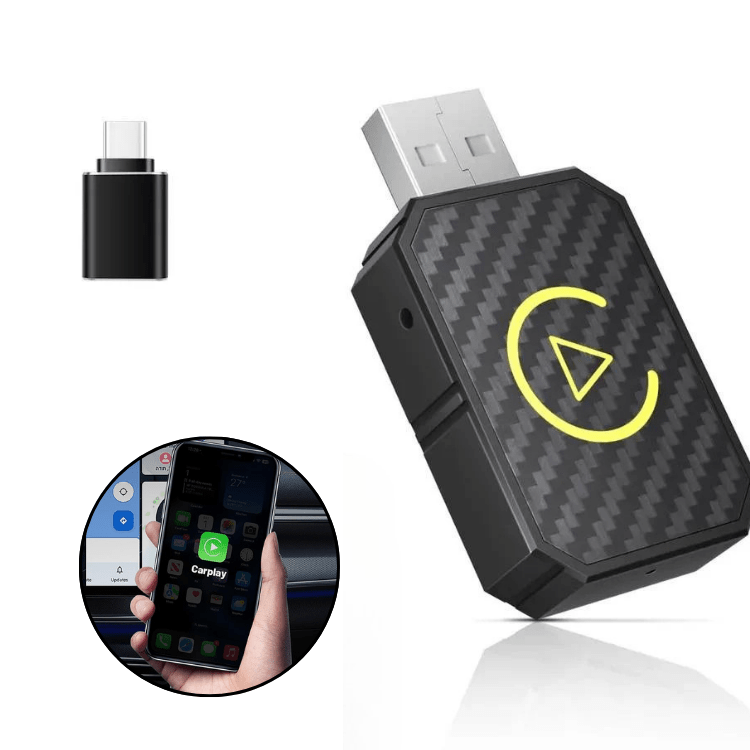 Wireless CarPlay Adapter USB Dongle Mini Compact for Car Integration
