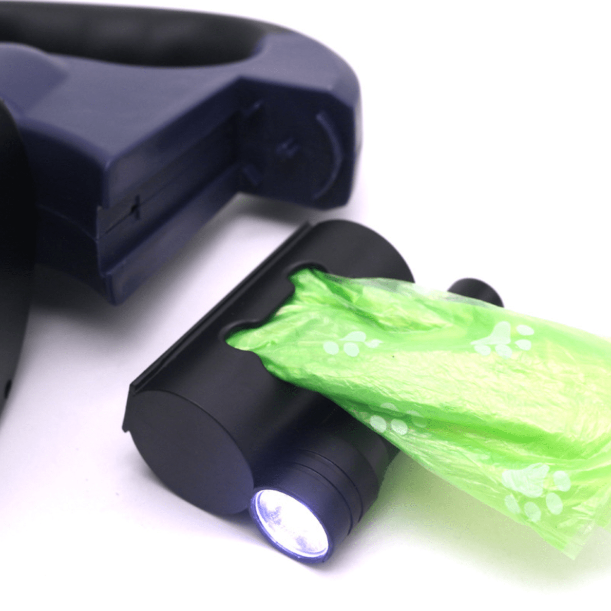Double Dog Leash with LED Light Attachment