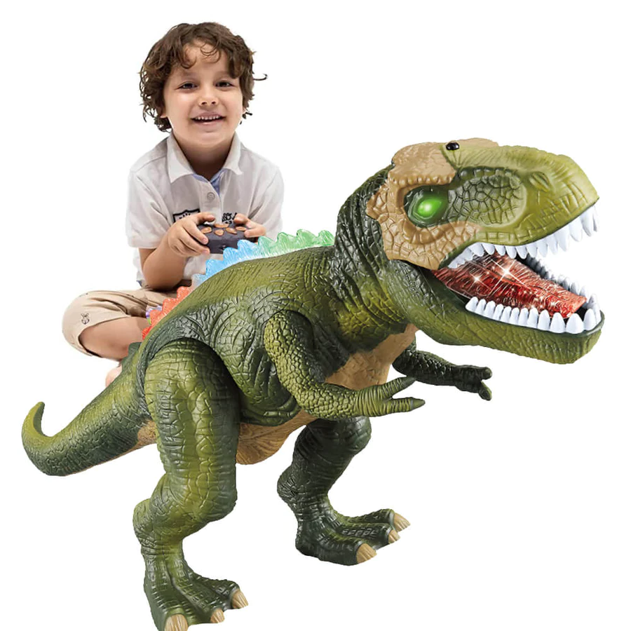 Remote Control Walking Roaring Dinosaur Toy Robot