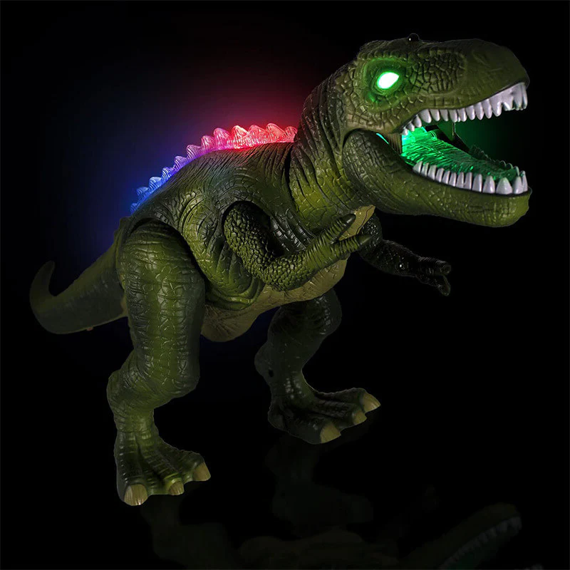 Remote Control Walking Roaring Dinosaur Toy Robot