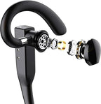 Wireless Bluetooth 5.1 Noise Cancelling Dual Microphone Headset Earpiece