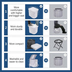 Folding Portable Camping Toilet Seat Outdoor Travel Toilet Seat