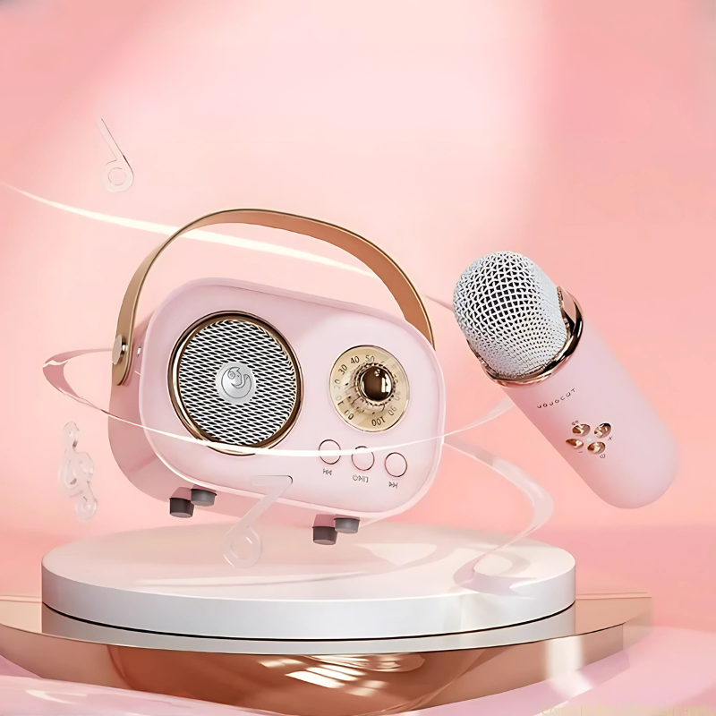 Karaoke Machine Bluetooth Speaker System Retro Style