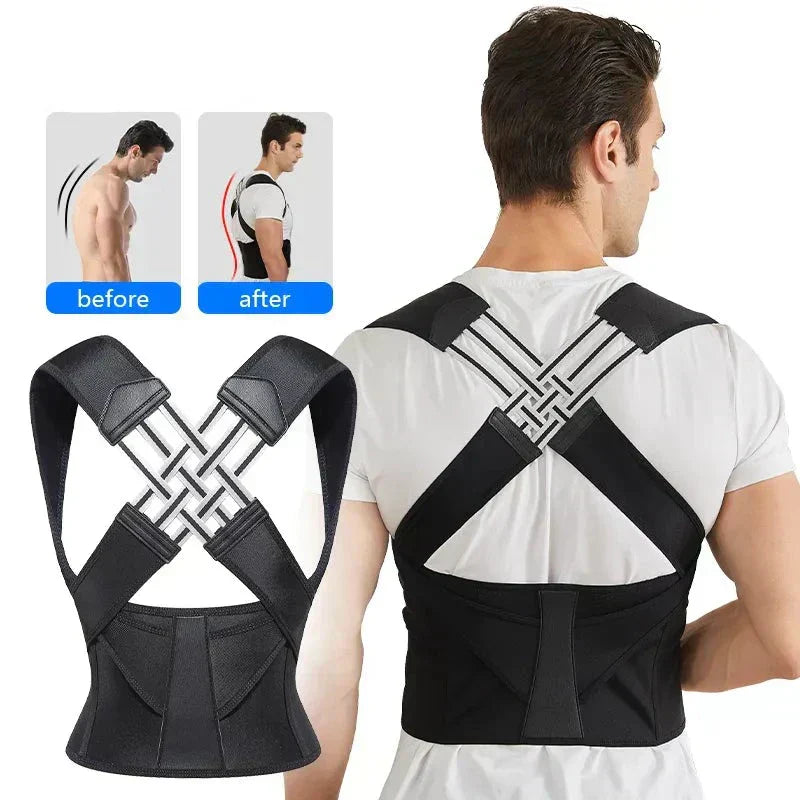Posture Corrector Back Support Brace Adjustable Strap Belt