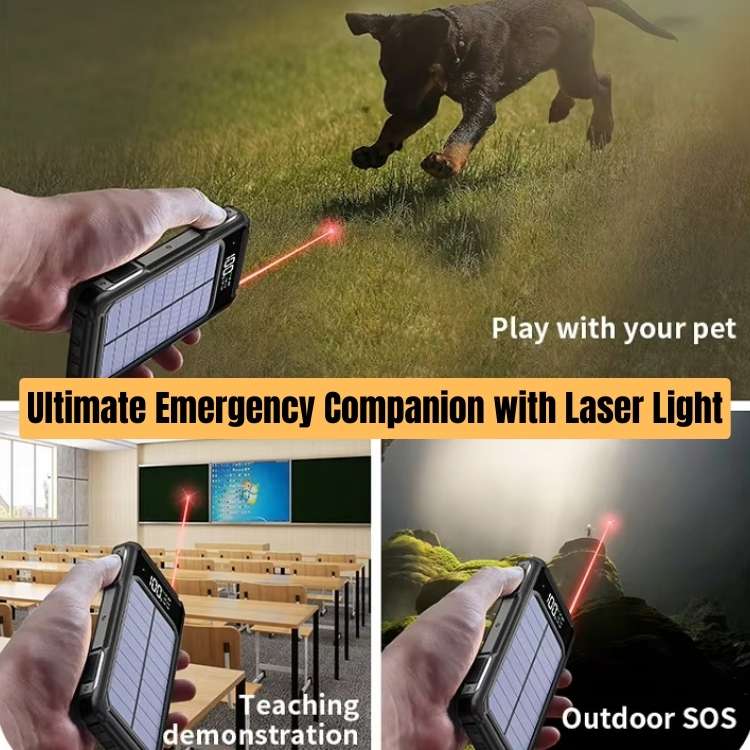 Solar Power Bank Portable Charger 200000mAh Battery Pack
