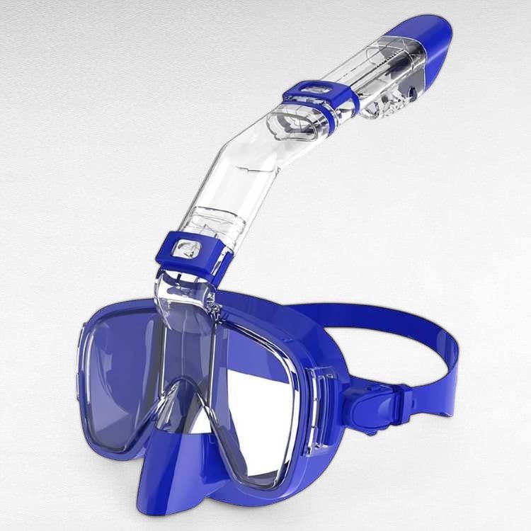 Foldable Full Face Panoramic Snorkel Mask Snorkeling Gear