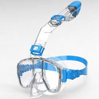 Foldable Full Face Panoramic Snorkel Mask Snorkeling Gear