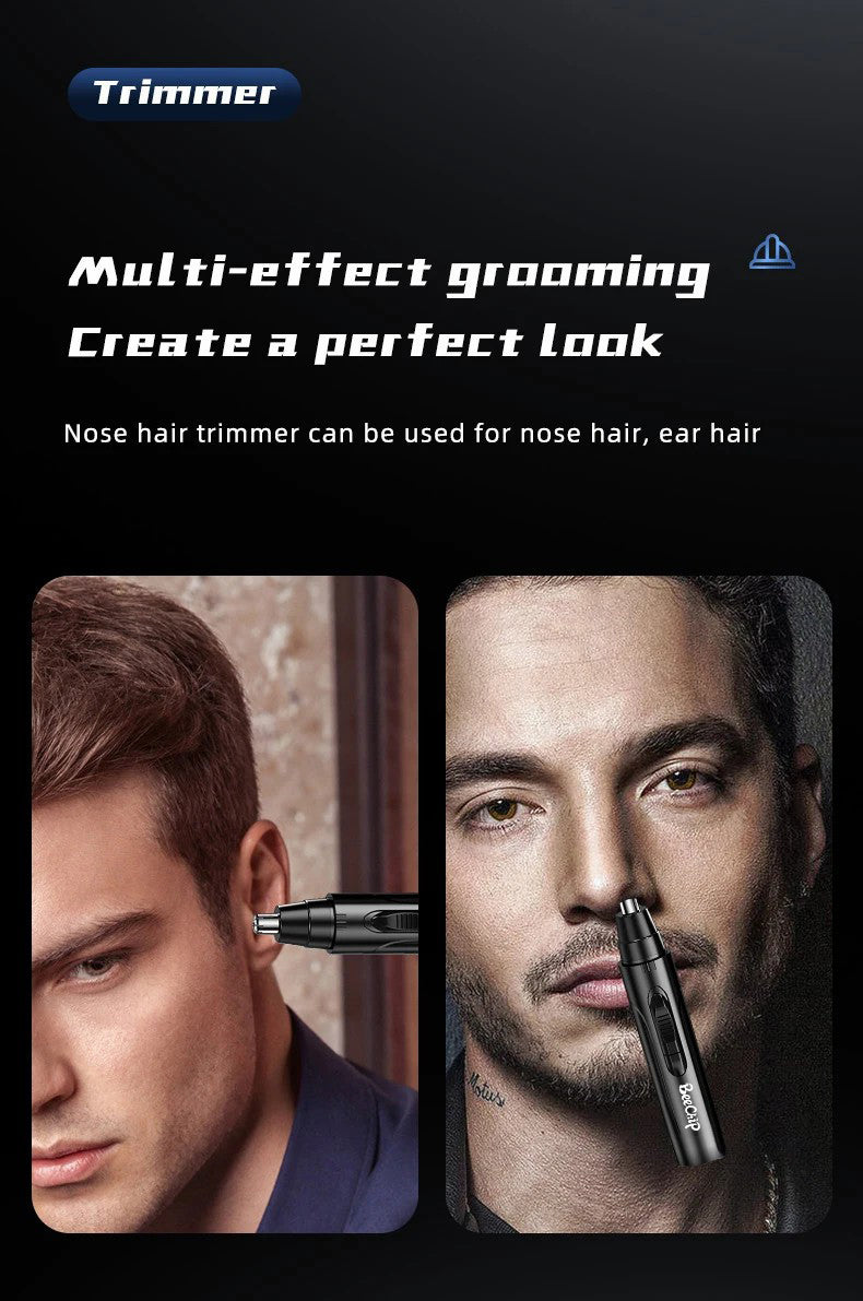 Nose Ear Hair Trimmer Rechargeable Electric Personal Grooming Tool