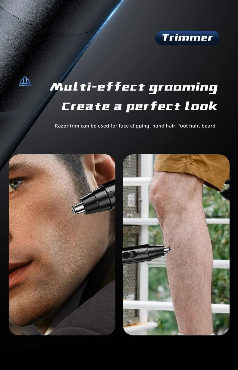 Nose Ear Hair Trimmer Rechargeable Electric Personal Grooming Tool