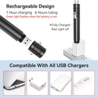 Rechargeable Laser Pointer Pen Torch
