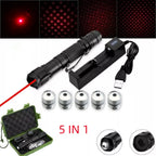 Rechargeable Laser Pointer Pen with Torch Light Set