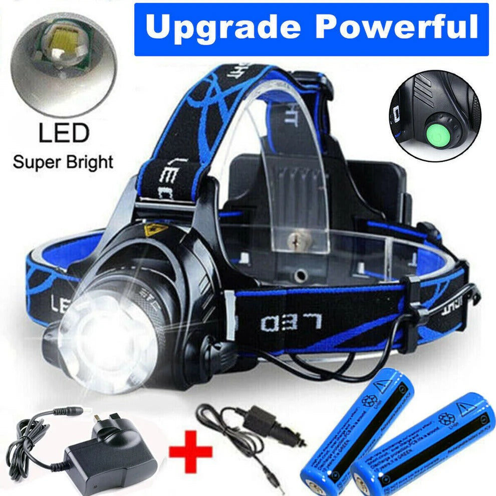 Rechargeable LED Headlamp High Lumen Portable Headlight