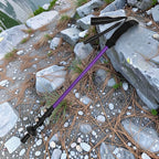 Adjustable Telescopic Trekking Poles 3-Section Carbon Fiber Lightweight