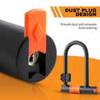 U Lock Bicycle Lock with Steel Security Cable Heavy Duty 16mm