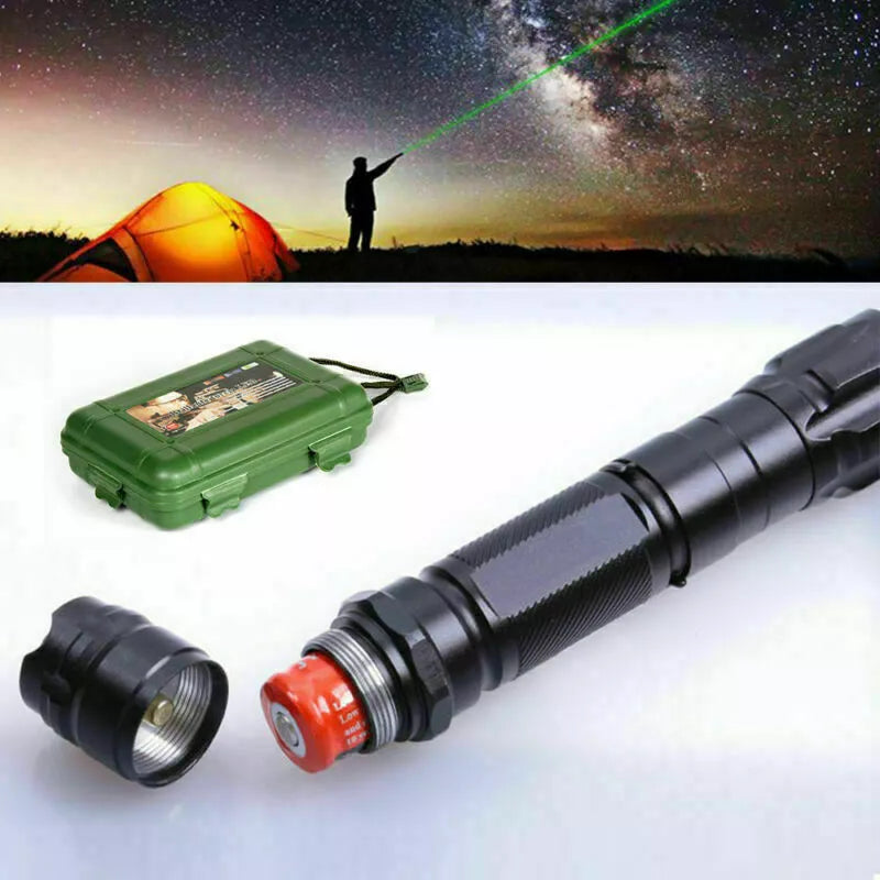Rechargeable Laser Pointer Pen with Long Range Torch Light