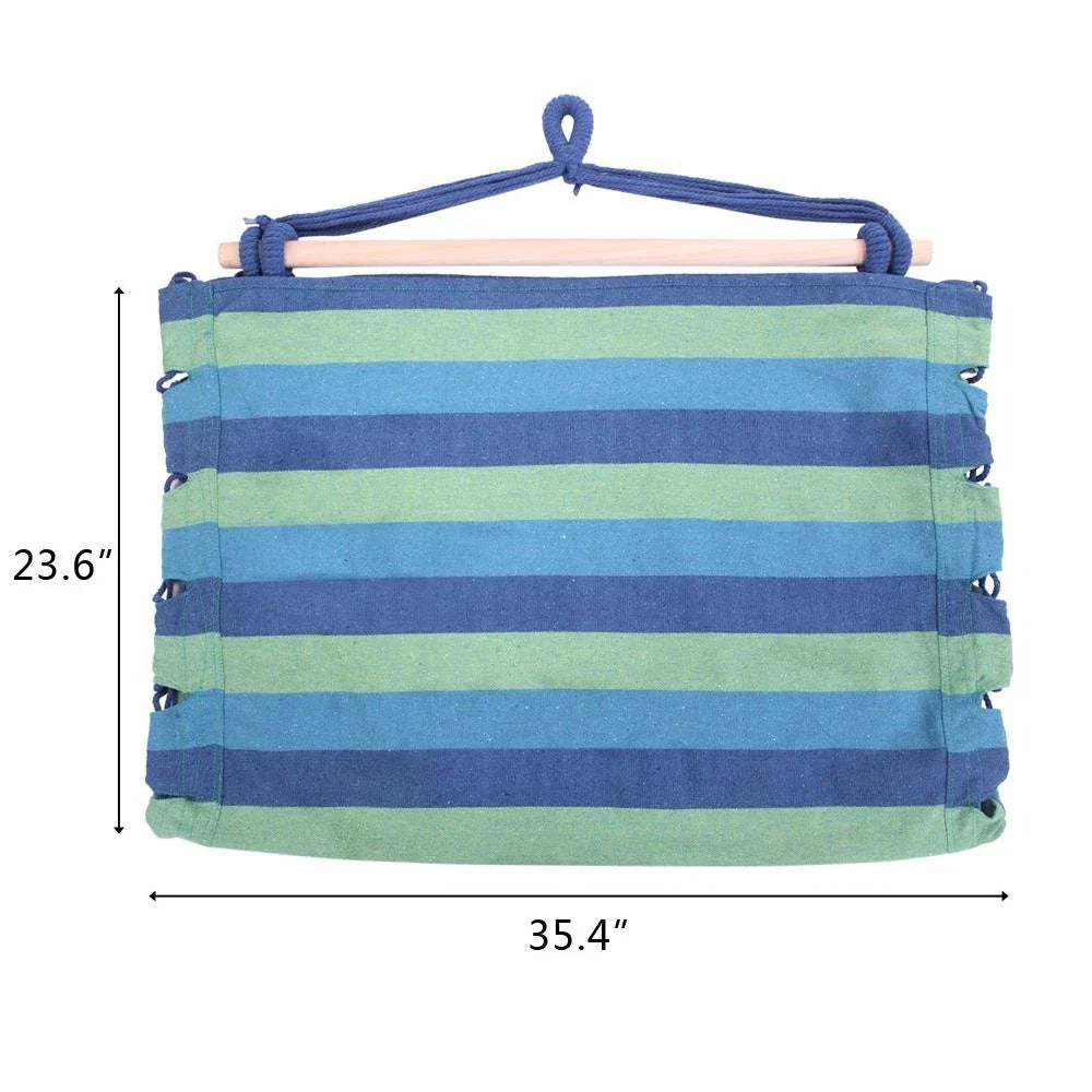 Hammock Chair with Cushion Hanging Indoor Outdoor Swing Seat