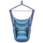 Hammock Chair with Cushion Hanging Indoor Outdoor Swing Seat
