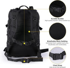 45 Liter Tactical Military MOLLE Backpack Assault Bugout Bag