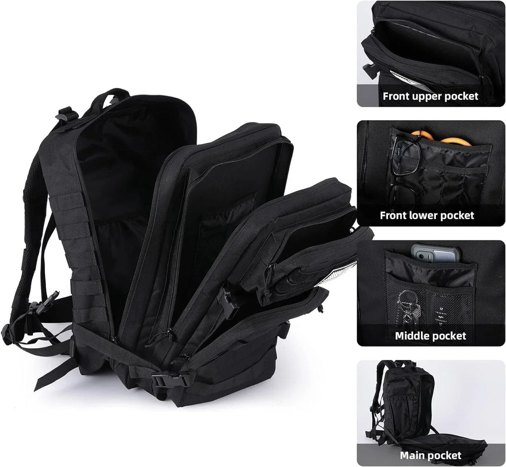 45 Liter Tactical Military MOLLE Backpack Assault Bugout Bag