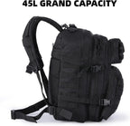 45 Liter Tactical Military MOLLE Backpack Assault Bugout Bag