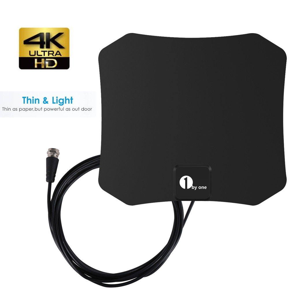 Indoor Satellite HDTV Antenna Flat Panel Digital TV Signal Receiver