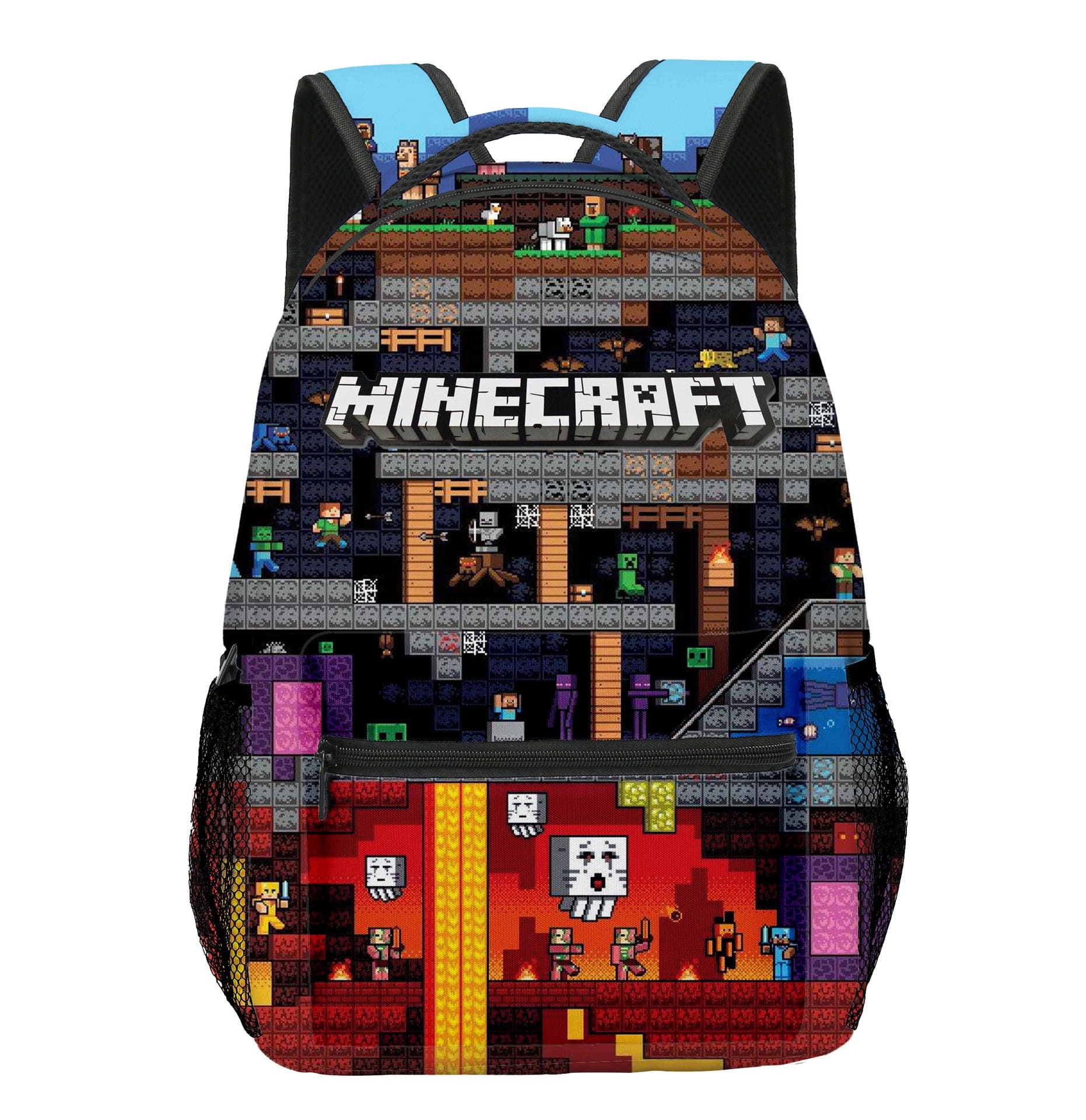 Video Game Backpack Rucksack Square Laptop Bag