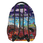 Video Game Backpack Rucksack Square Laptop Bag