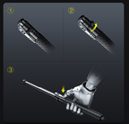Self-Defense Adjustable Stick Baton