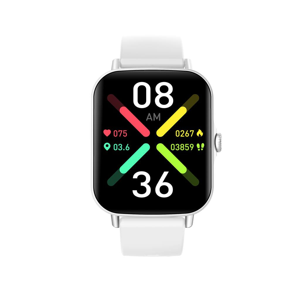 Square Smartwatch Fitness Tracker Heart Rate Blood Pressure Monitor