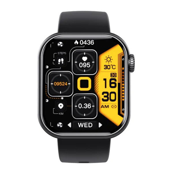 Square Smartwatch Fitness Tracker Heart Rate Blood Pressure Monitor