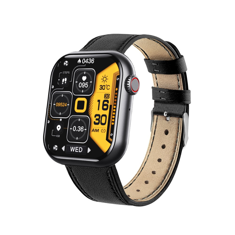 Square Smartwatch Fitness Tracker Heart Rate Blood Pressure Monitor