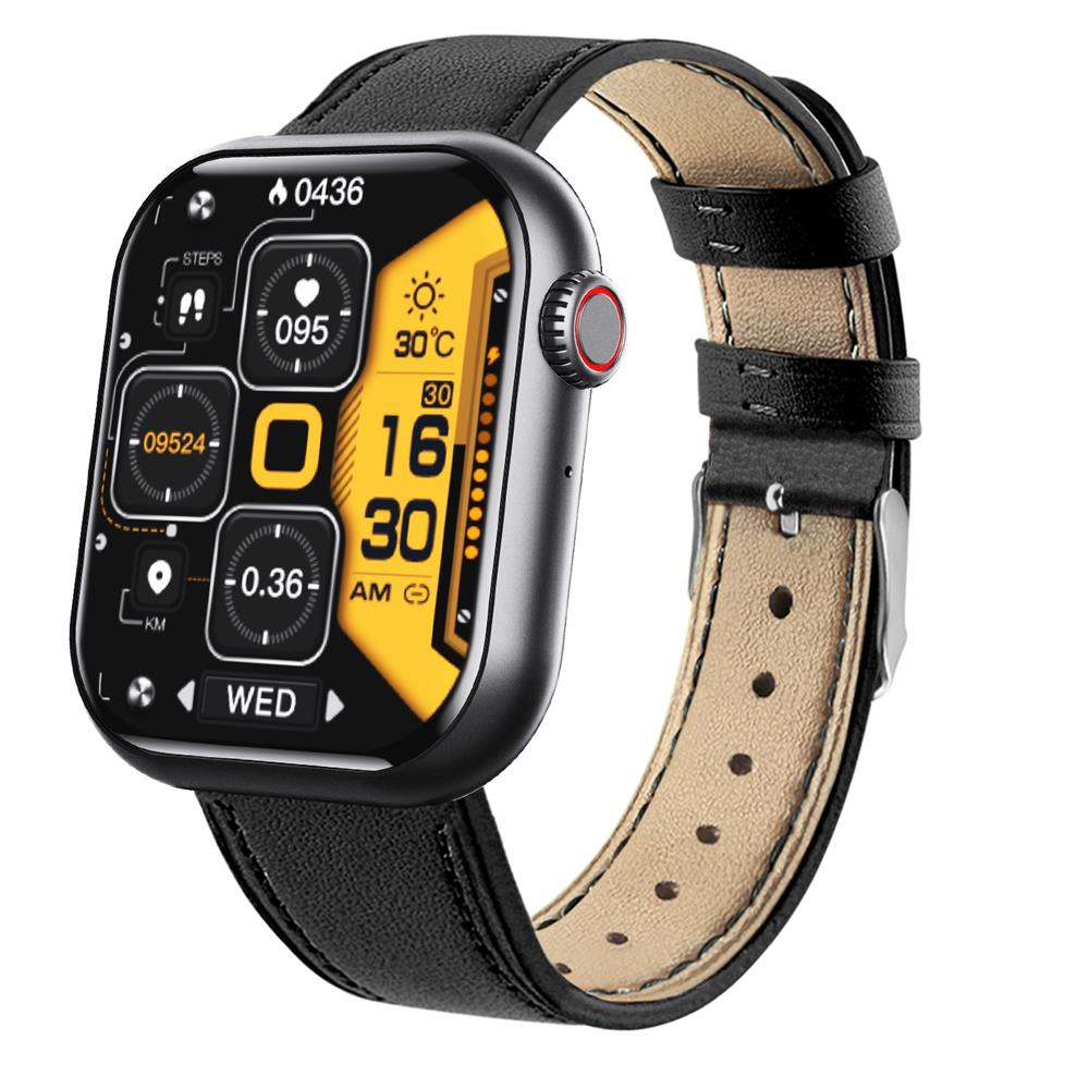Square Smartwatch Fitness Tracker Heart Rate Blood Pressure Monitor