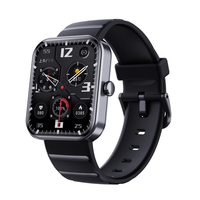 Square Smartwatch Fitness Tracker Heart Rate Blood Pressure Monitor