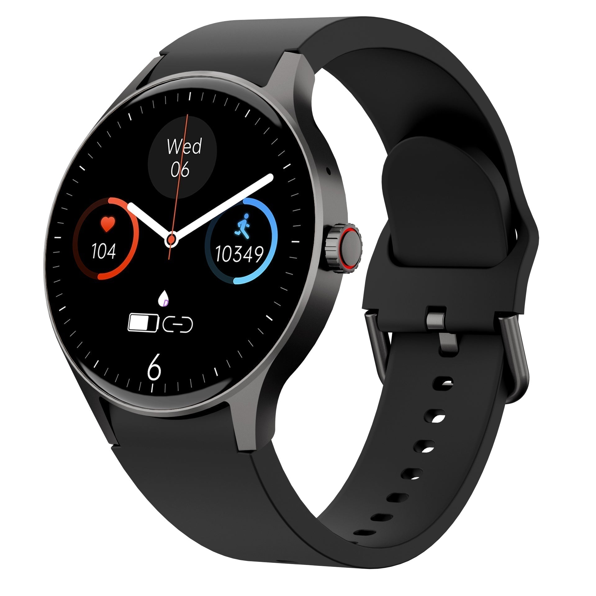 Square Smartwatch Fitness Tracker Heart Rate Blood Pressure Monitor